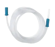 Tubo de succión no esteril precortado con conector en ambos extremos de 1/4" (0.64 cm) x 10 ft (305 cm) caja con 100 pzas