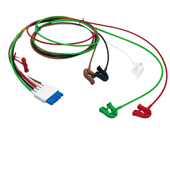 Cable de 5 derivaciones caiman para ECG, AAMI ICU
