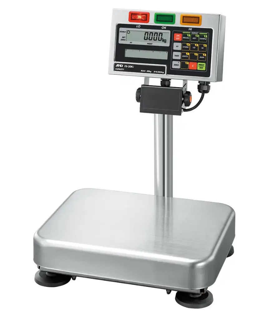 Bascula industrial controladora de peso 30kg x 0.002kg Plataforma 38x30cm