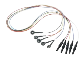Electrodos de disco reusables (rojo, blanco, azul, negro y amarillo) 5pz