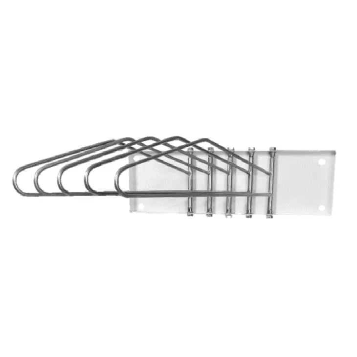 Colgador para mandiles de pared 10 ganchos inoxidable
