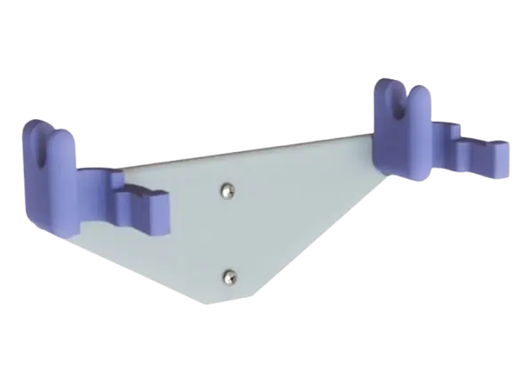 Soporte mando pared para dos endoscopios 