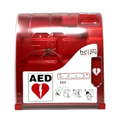Gabinete de pared Mod. AIVIA 100 para DEA con alarma 