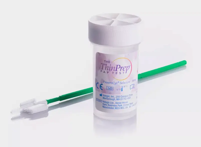 Kit de toma de muestra (cepillo y frasco) Thin Prep Pap Test Caja con 50 kit