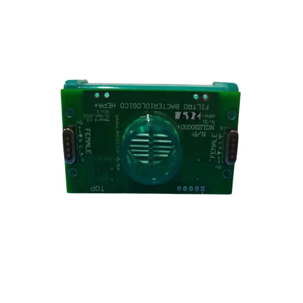Filtro de bacterias reusable verde PCB para Ventilador Smart