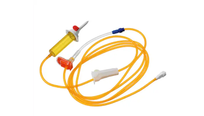 Equipo de infusion resistente a la luz GP Series 250 cm con filtro 15 µm paq c/80u.