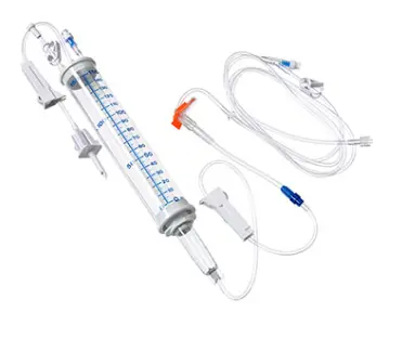 Equipo de infusion con bureta 100 ml y puerto secundario en Y GP Series paq c/80u.