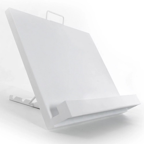 Atril metálico plegable tipo portafolio