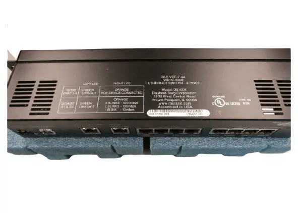 Switch ethernet de 8 puertos 