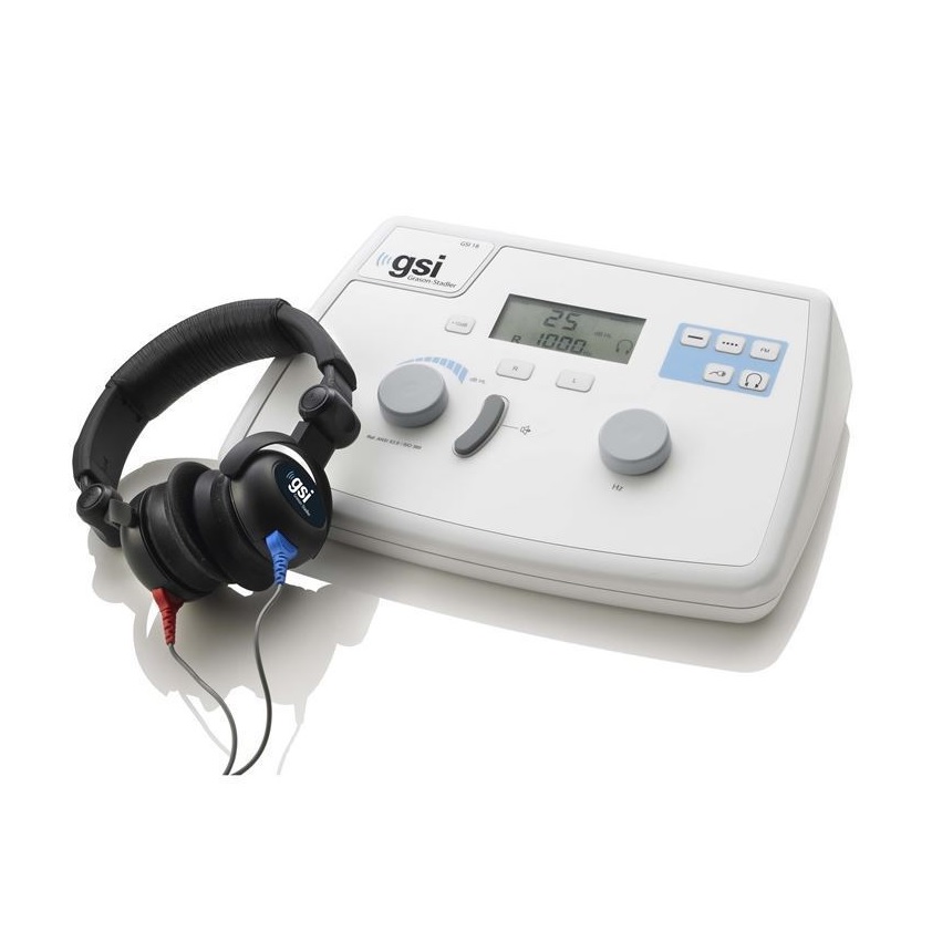 Audiometro de Tamizaje mod. GSI 18 con Audifonos DD45 y Diadema HBA