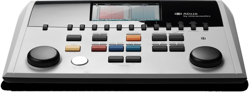 Audiometro Hibrido Basico mod. AD226B con Licencia B, Via Aerea y Via Osea