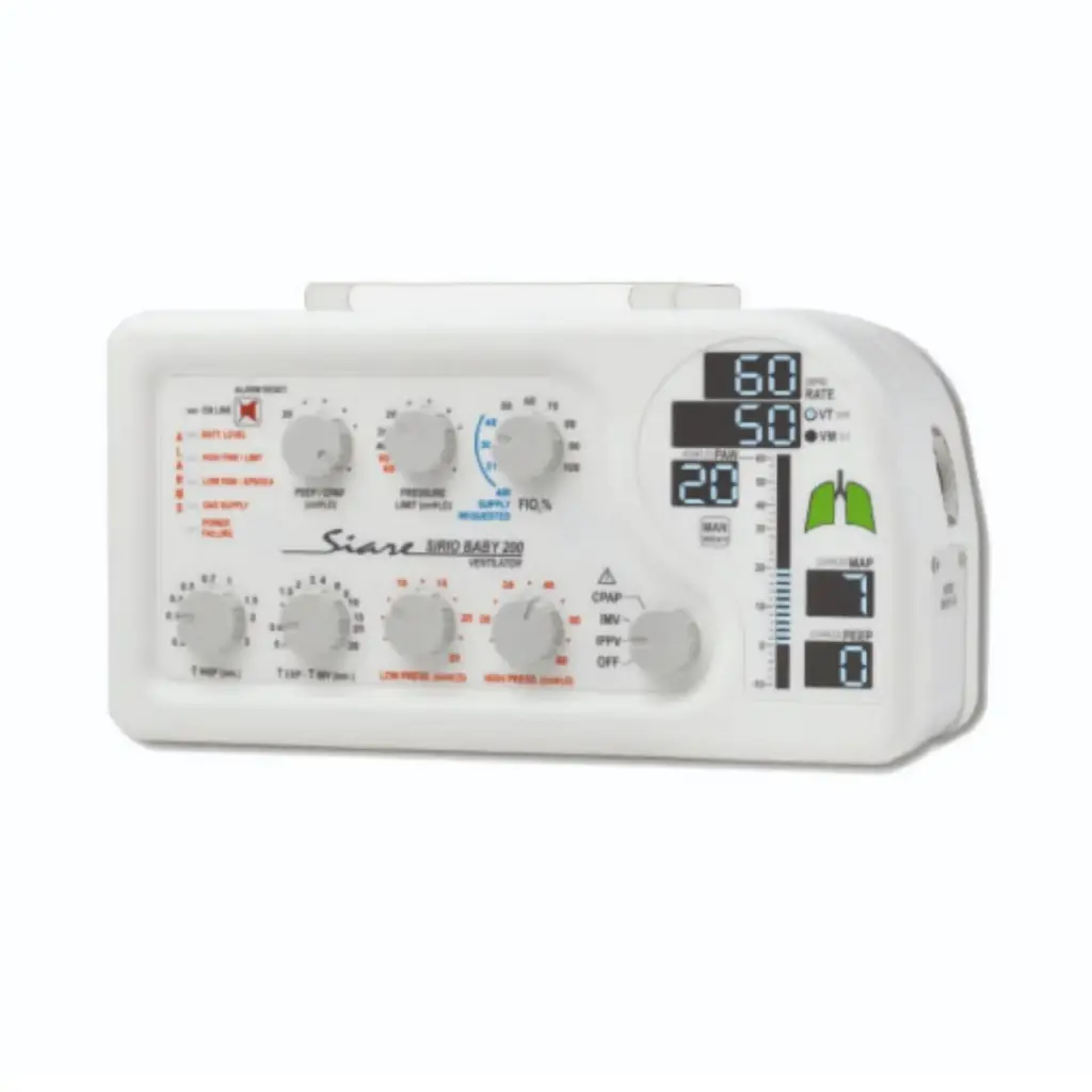 Ventilador de traslado Neonatal Sirio Baby 200 para MRI Resonancia magnetica
