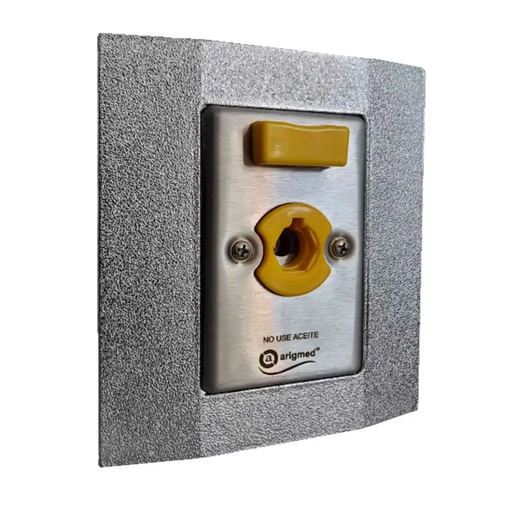 Toma de pared para O2 tipo Puritan Bennet serie INOX