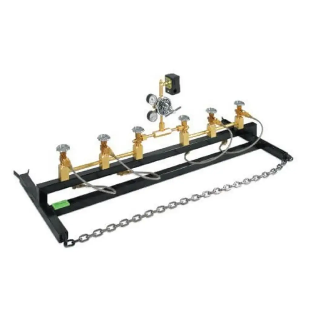 Manifold c/cambiador ATM 5 x 5 c/linea de vida de gas oxigeno