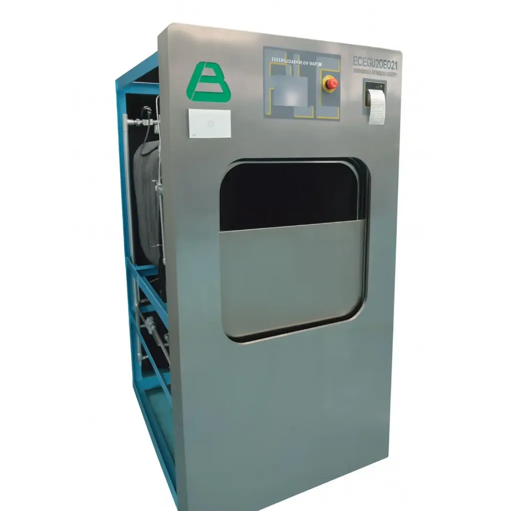 Esterilizador de vapor autogenerado mediano con doble puerta deslizable 20x20x38" 250lts