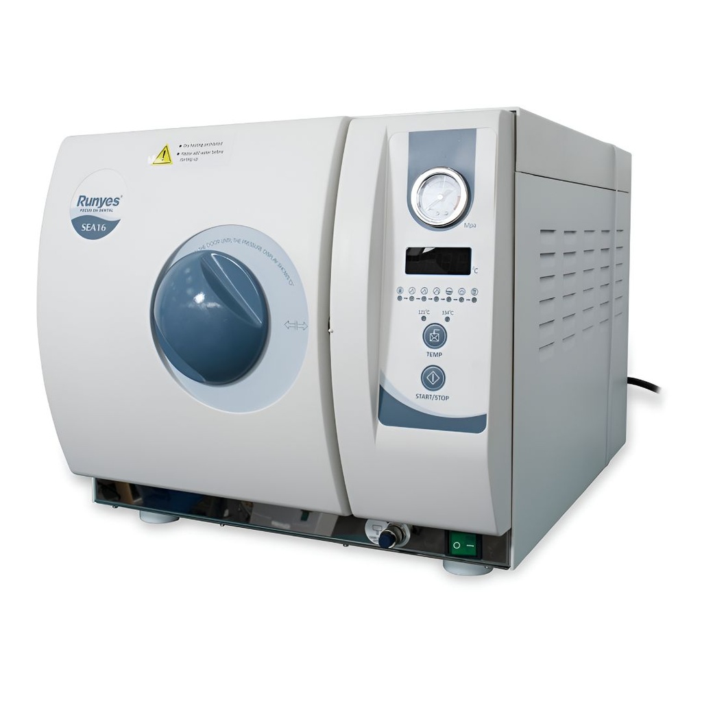 Autoclave Dental de Acero de 16 litros 44x58x39 cm