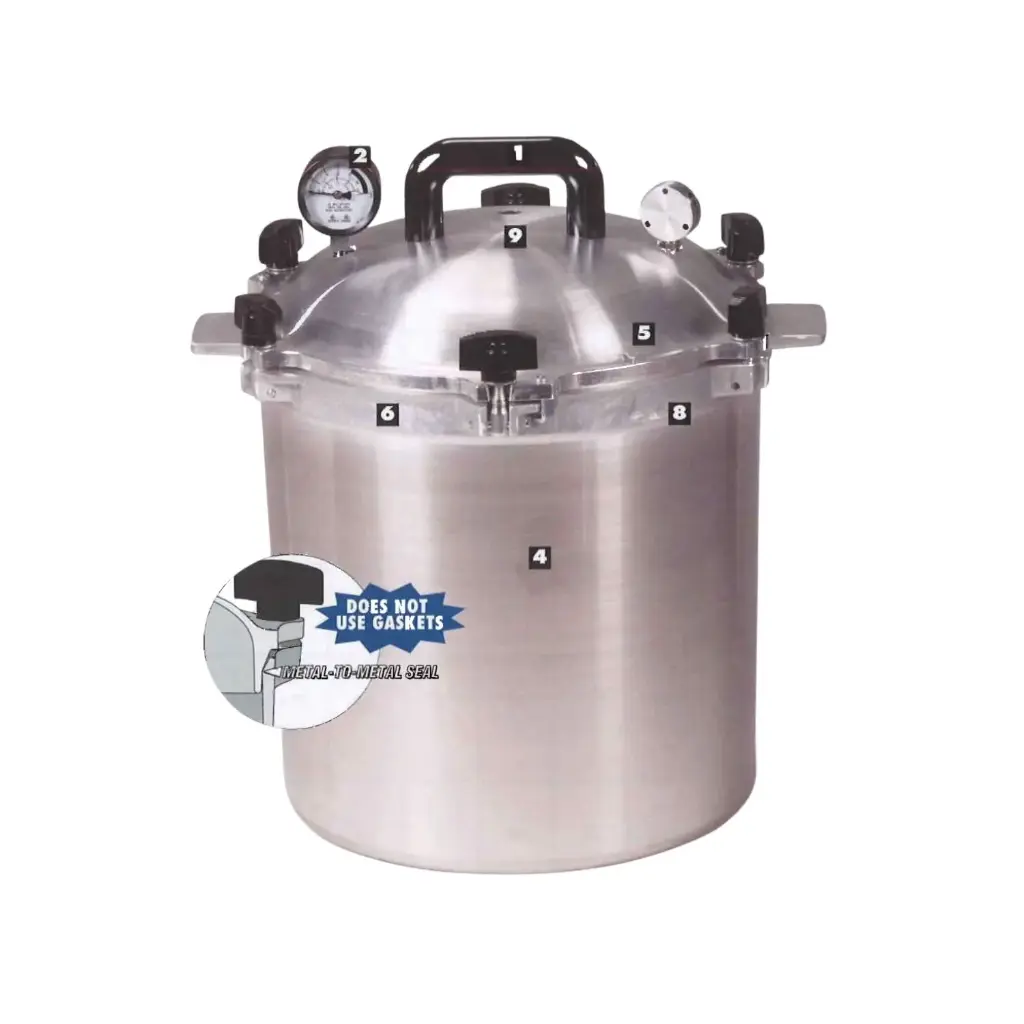 Autoclave vertical de mesa no electrico capacidad de 24 lts