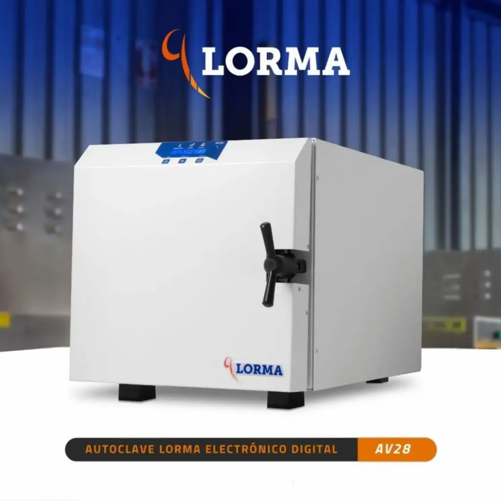Autoclave de mesa de 28 Lts. de 3 charolas