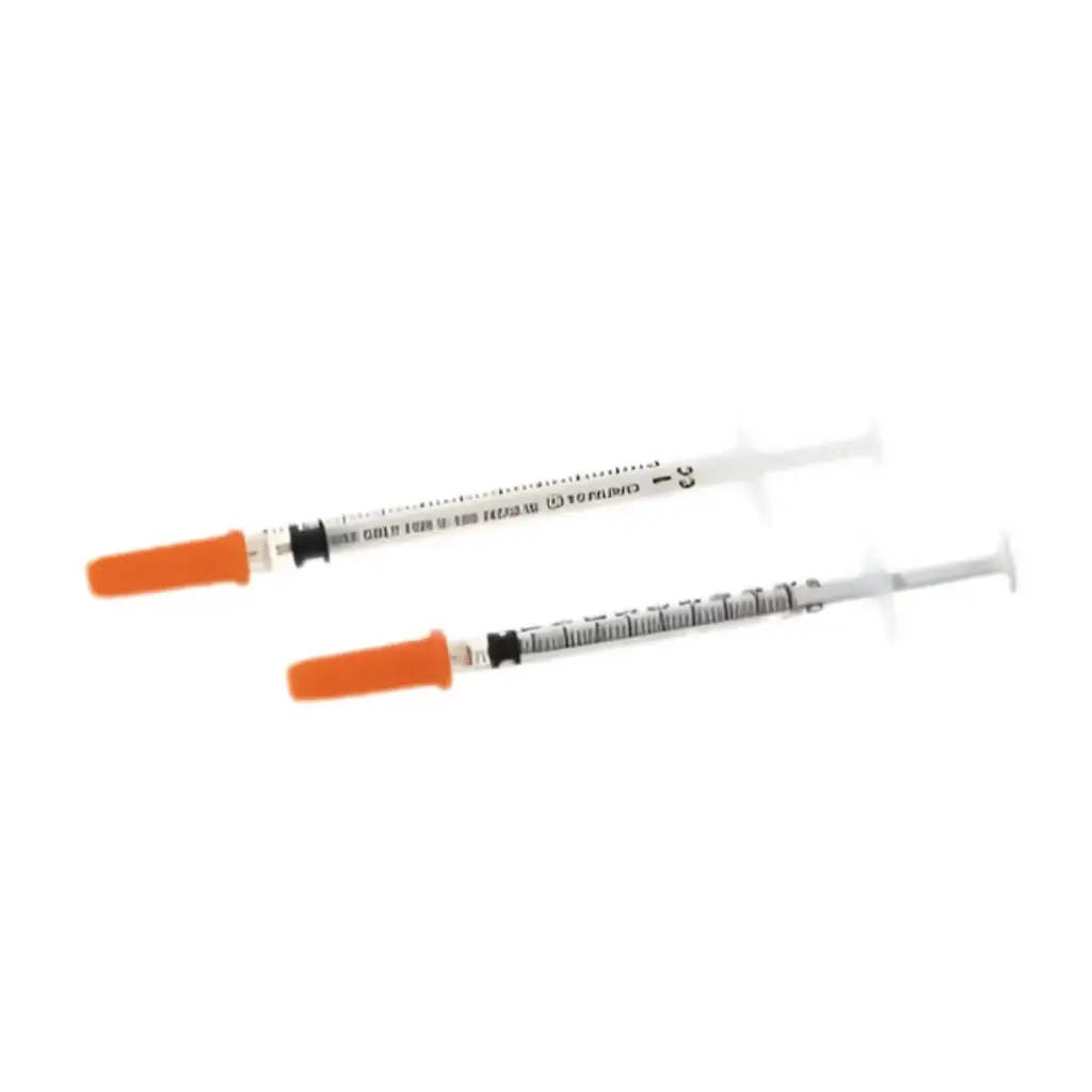 Jeringa para insulina desechable, caja c/3,000 piezas 