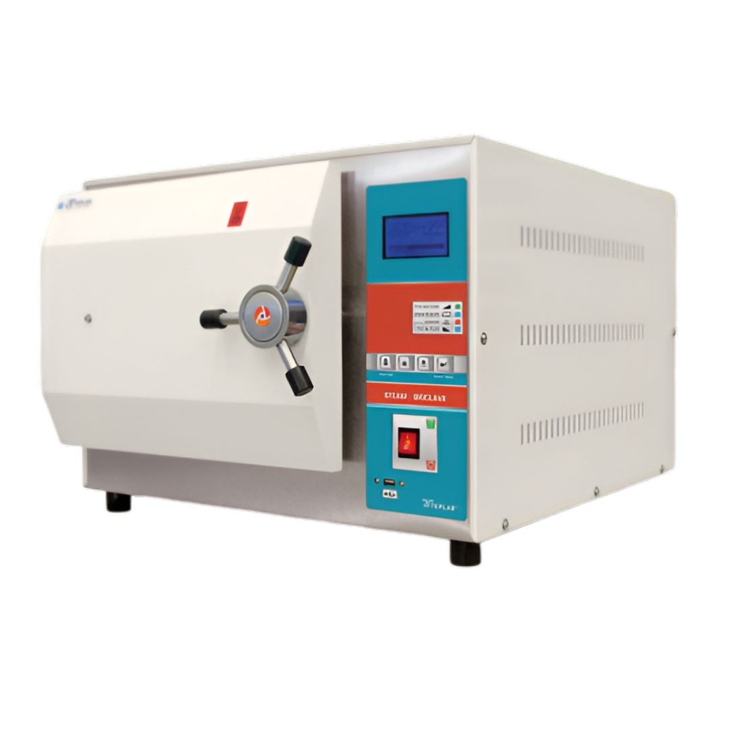 Autoclave horizontal Mod. TE-A24FPR de 24lt con reservorio y pantalla LCD 25x47.5 cm
