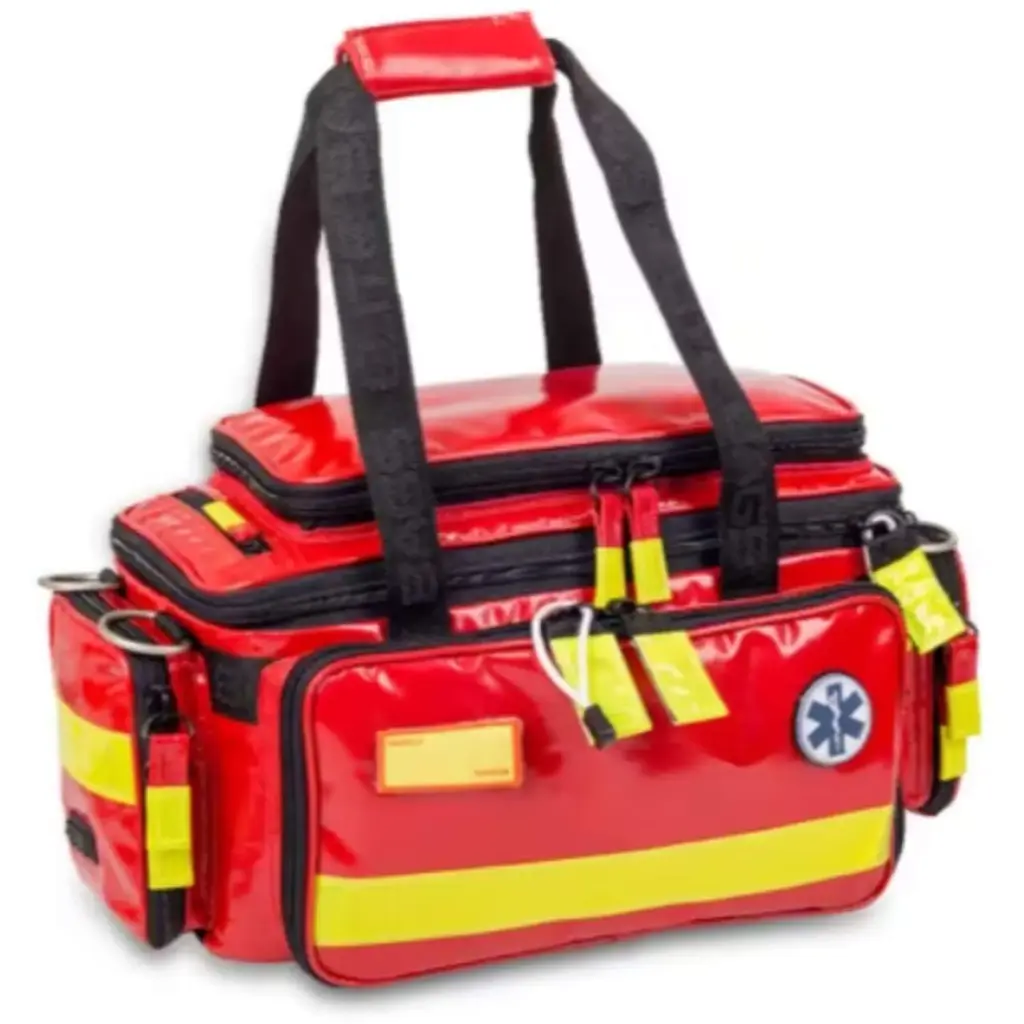 Bolsa de emergencias soporte vital basico Mod. Extreme con tarpaulin rojo