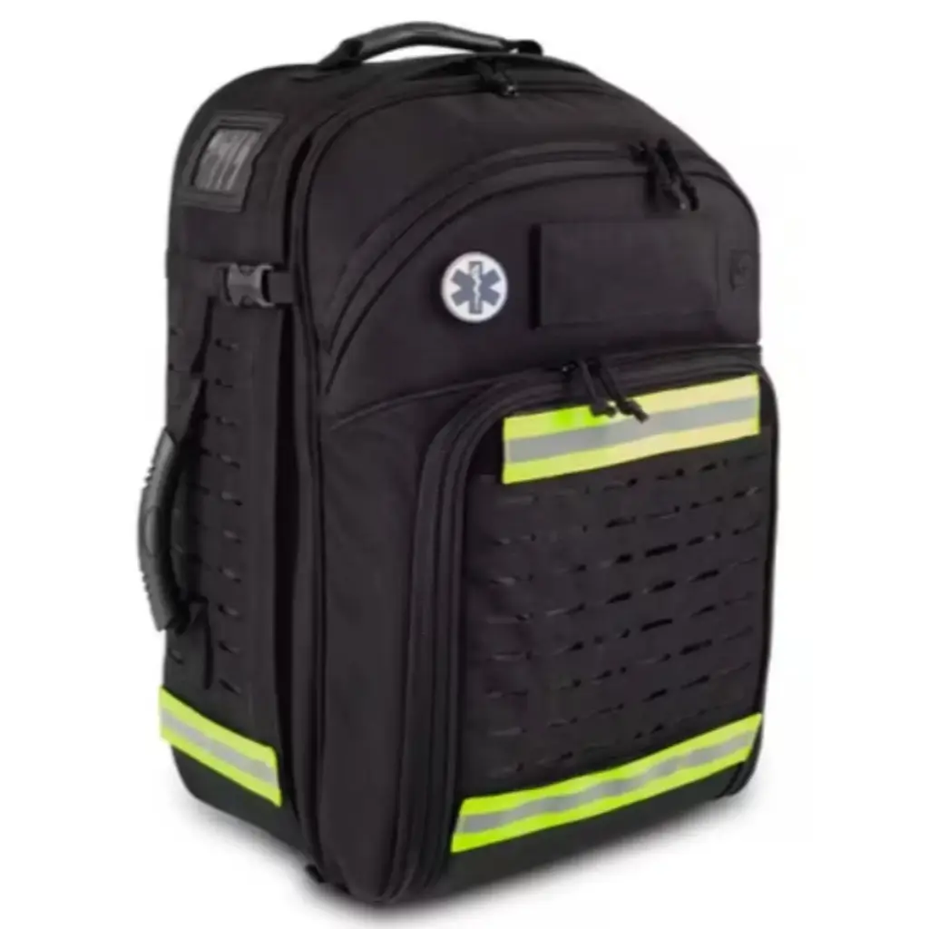 Mochila táctico sanitaria de rescate de gran tamaño color negro Mod. Paramed's EVO