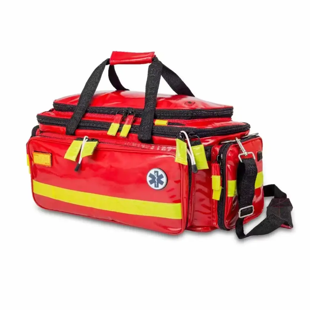 Bolsa para emergencias soporte vital avanzado, mod. Critical tarpaulín rojo 