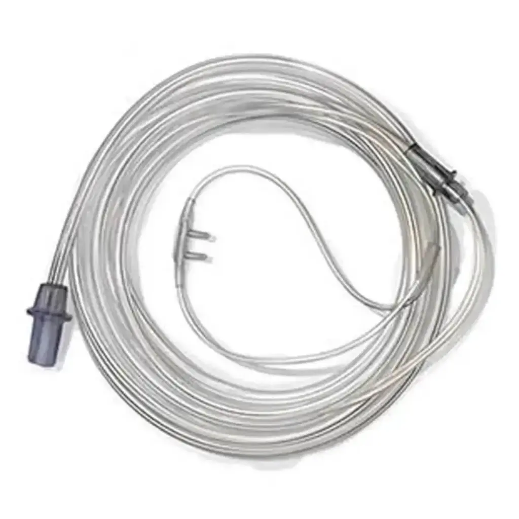 Canula nasal neonatal con puntas curvas y linea de oxigeno 2.1m