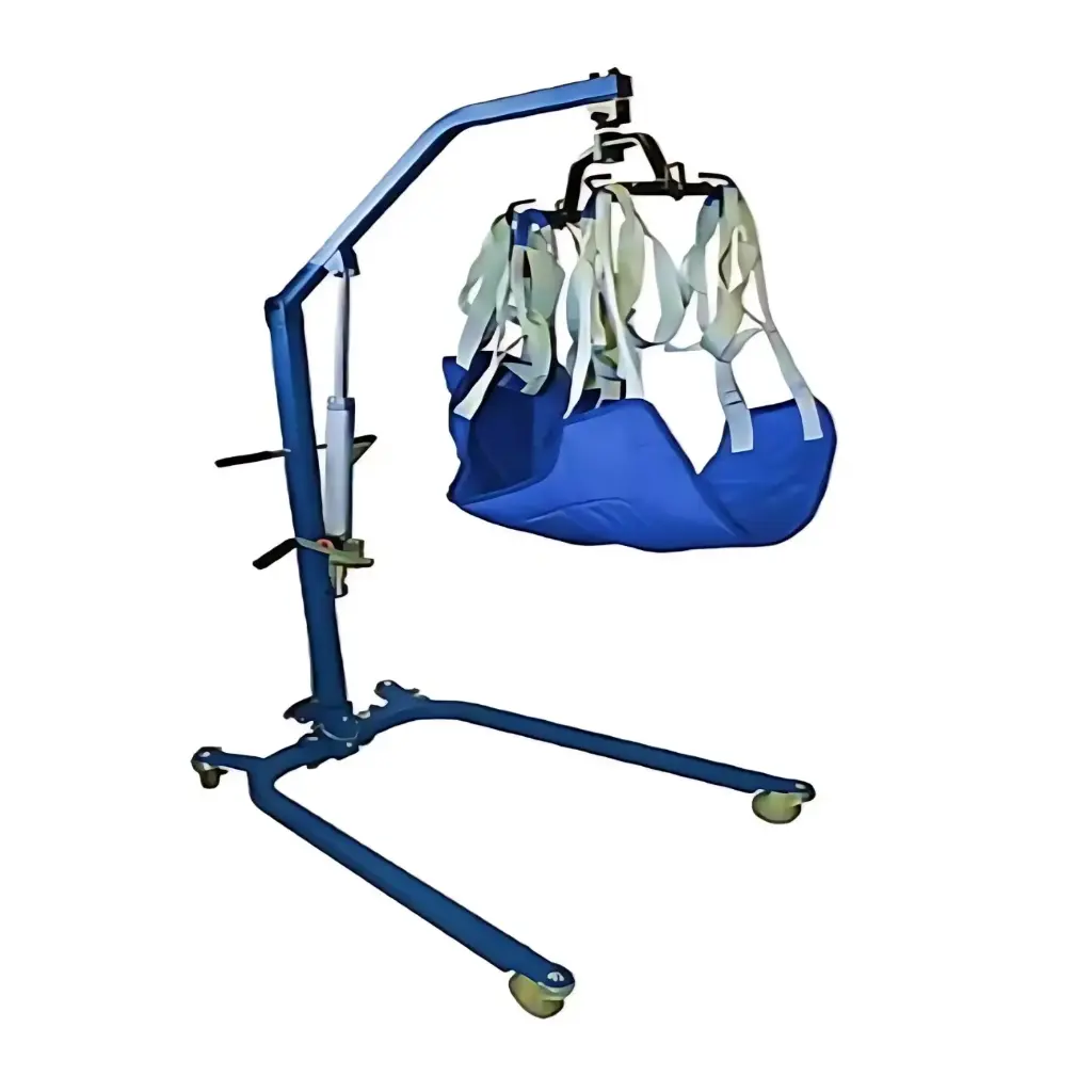 Grua manual para transporte de pacientes capacidad 150kg 