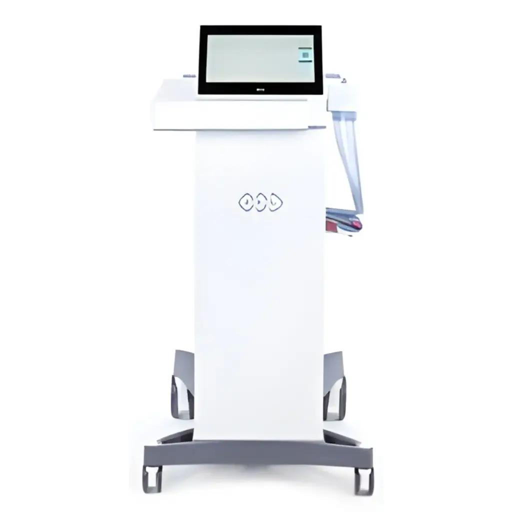 Carro de montaje para electrocardiografo digital de alto rendimiento Mod. ECG 8 BTL