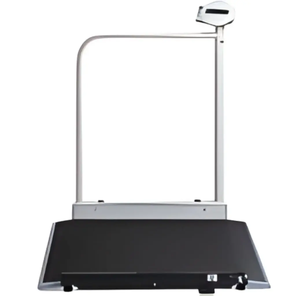 Bascula electronica 676 para silla de ruedas con software, impresora y computadora