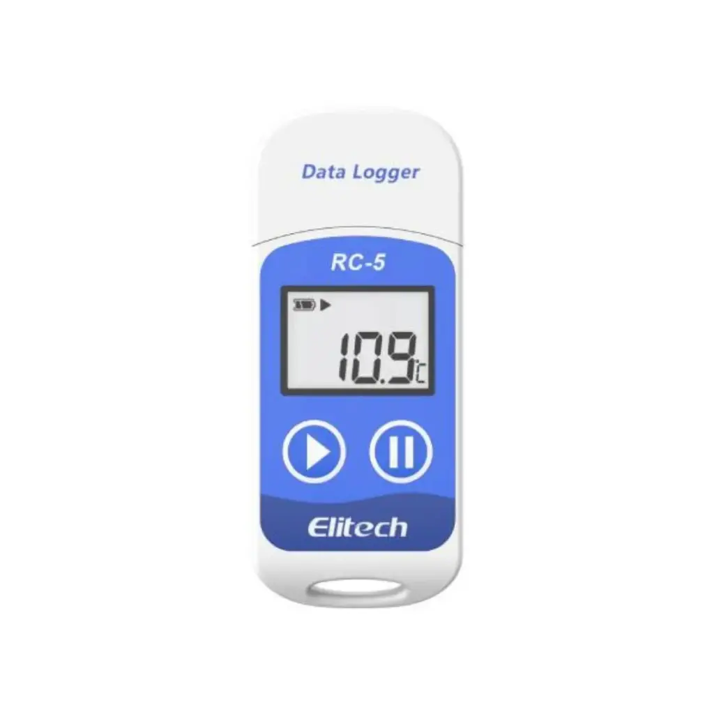 Registrador de datos de temperatura RC-5+ (descarga de datos manual)