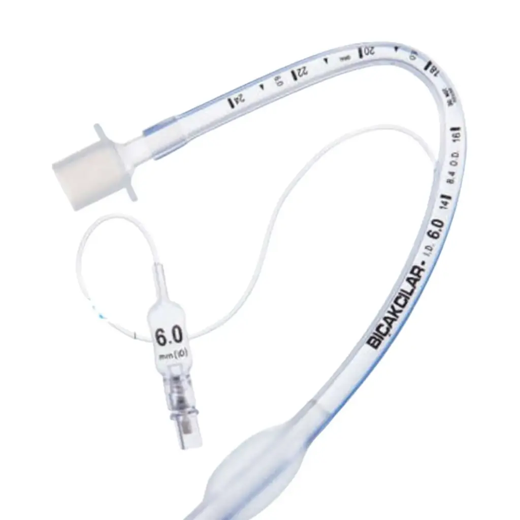 Tubo endotraqueal oral con globo y ojo Murphy