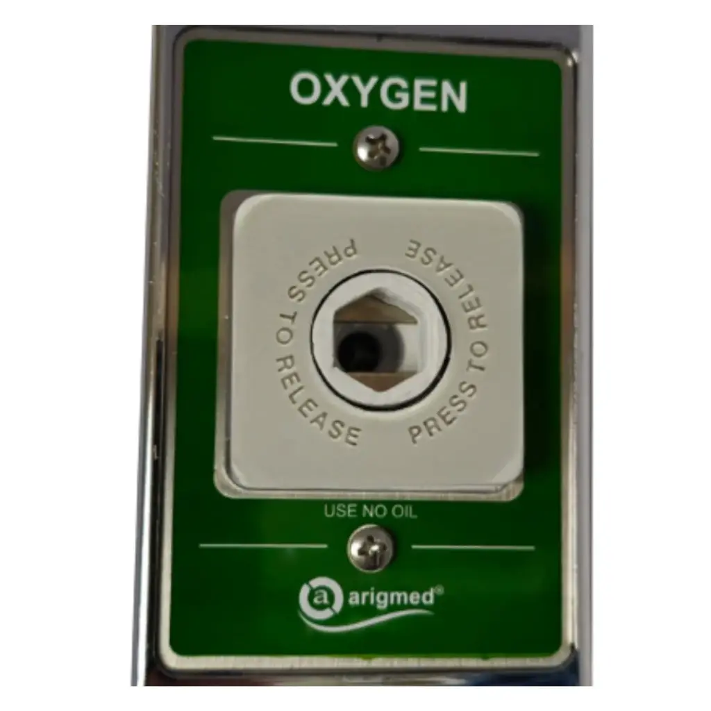 Salida para gases medicinales mod. USA para montaje en muro