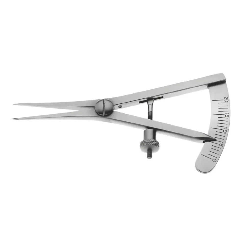 Caliper castroviejo 8.5cm de acero inoxidable