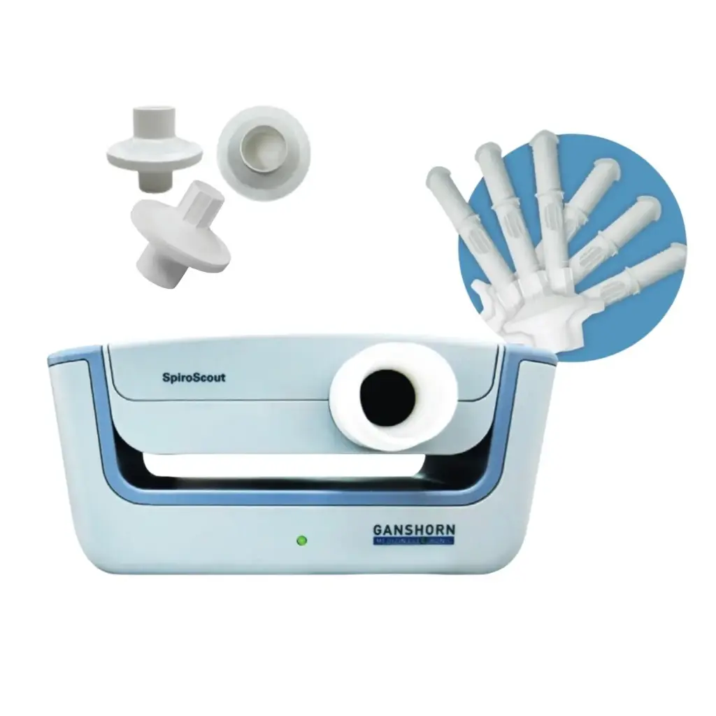 Espirometro Spiroscout ¡GRATIS! en la compra de boquillas y/o filtros (30 cajas de boquillas y un Spirocaut gratis)