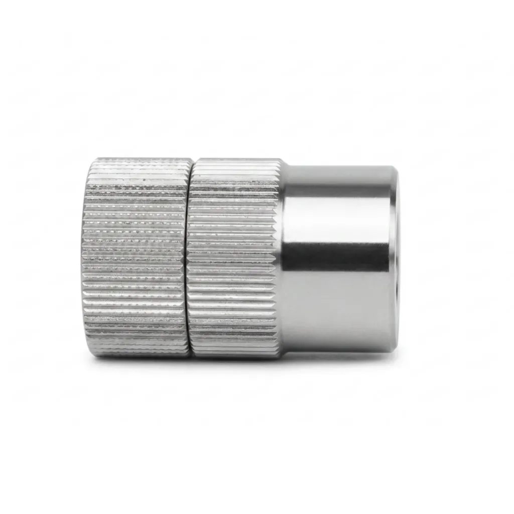 Conector de fibra lado lente