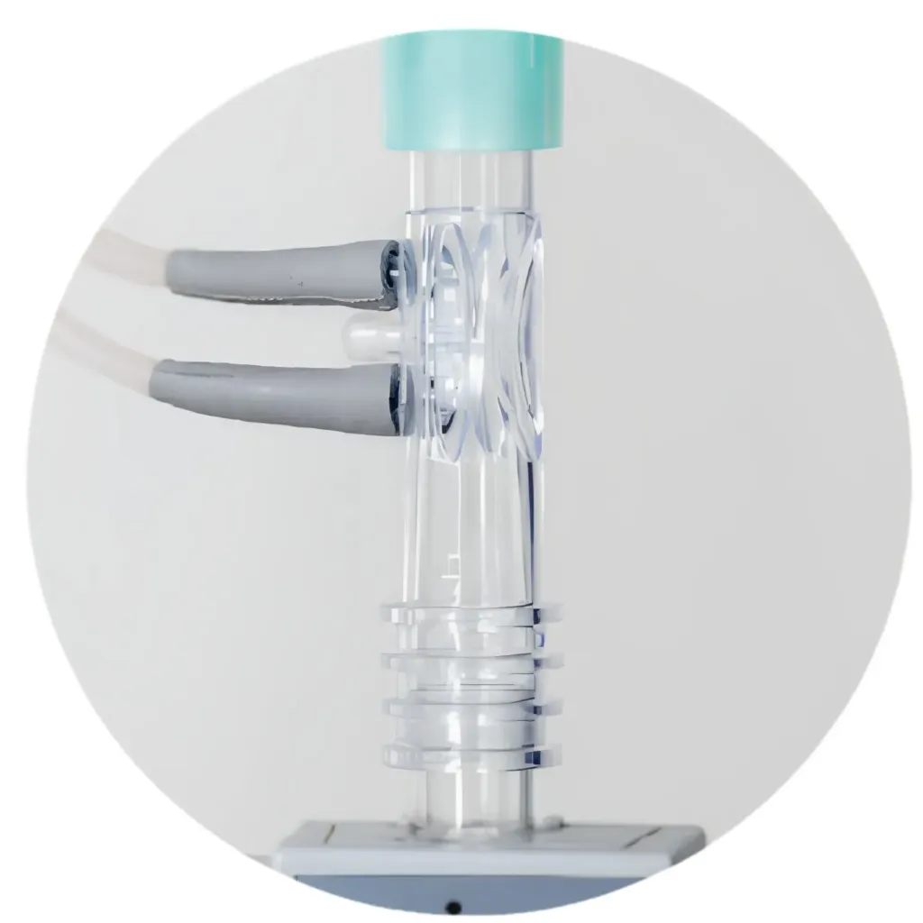 Sensor de flujo proximal de bajo flujo con conector tipo CC para Luft5, máquina de anestesia y PR5