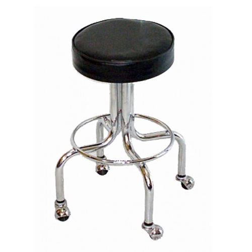 Banco Giratorio Acojinado Asiento de Lamina Acero Inoxidable