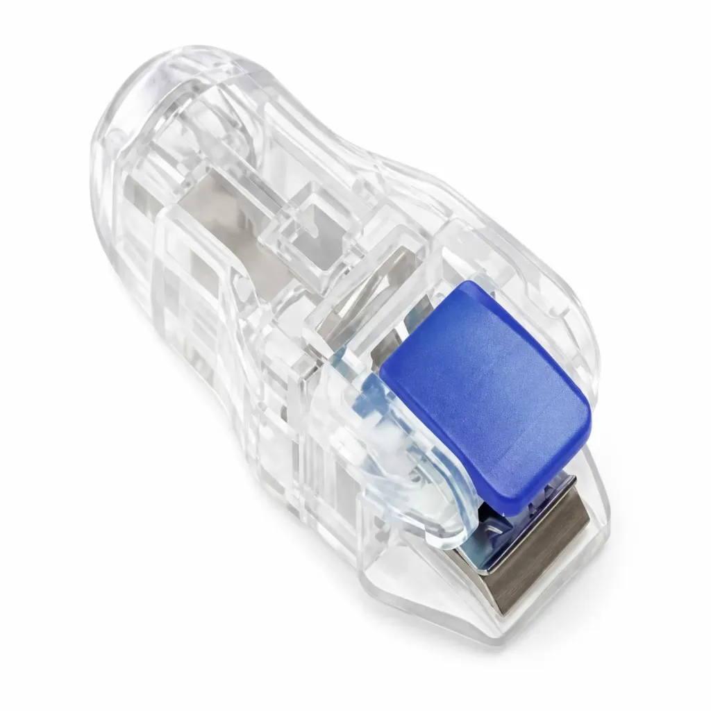 Clip universal adaptador para ECG transparente 3-4 mm (10pzs)