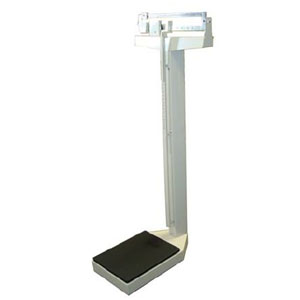 Bascula mecanica de columna con estadimetro con capacidad de hasta 160 Kg