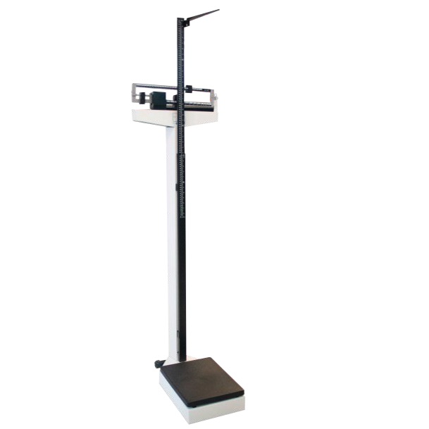 Bascula con estadimetro 200 Kg x .01kg color blanco 