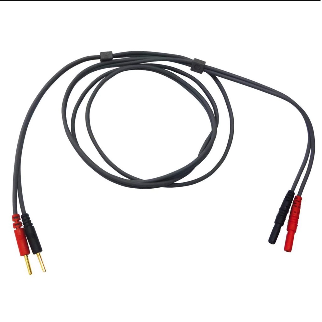 Cable para electroterapia para equipo Nu-Tek Azul (par)