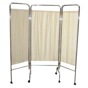 Biombo Triple de Tres Cortinas Esmaltado