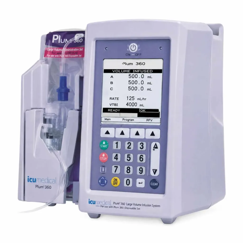 Bomba de infusión mod. Plum 360 con equipo primario