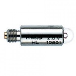 Bombillas HL 2,5 V, para oftalmoscopio May paq. de 6 pzas