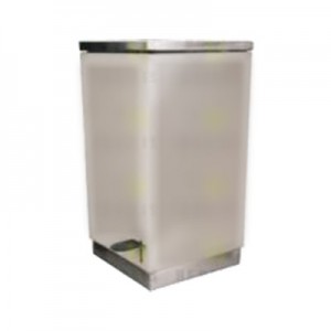 Bote para Basura de Pedal de Lamina de Acero Esmaltada