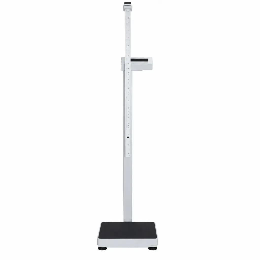Báscula Electrónica Médica con Estadímetro Manual de 300 kg