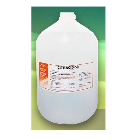 Desinfectante para máquinas de hemodiálisis CITRACID-50 10 cajas con 4 garrafas con 3.785L cada una (40 garrafas)