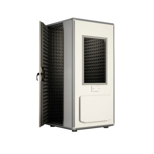 Cabina Sonoamortiguada Modular mod. PRO 30 1x1 de 96 x 96 x 197 cm Atenuacion hasta 40 dB